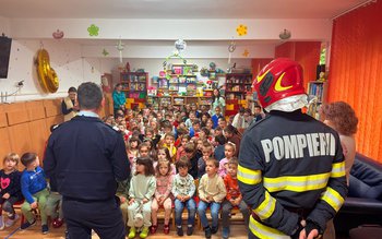 Pompierii, oaspeți ai Grădiniței nr. …