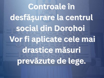 Prefectura Botoșani – Controale desfășurate …