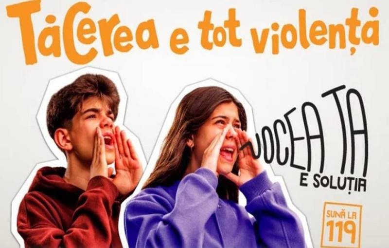 Concurs de creație în cadrul campaniei „Tăcerea e tot violență! Vocea ta e soluția”