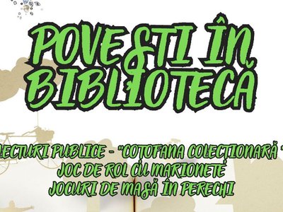 „Povești în bibliotecă” – lectură, …