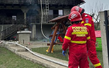 Pompierii dorohoieni solicitați pentru stingerea …