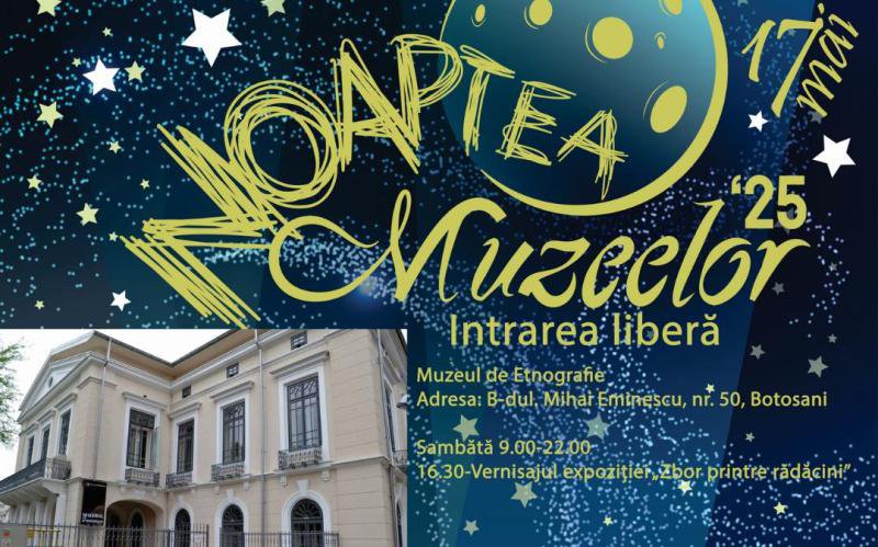 „Noaptea Muzeelor” 2025 la Muzeul Județean Botoșani