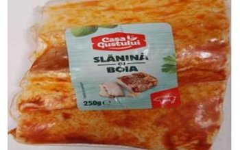 Alertă alimentară! Slănină cu boia, …