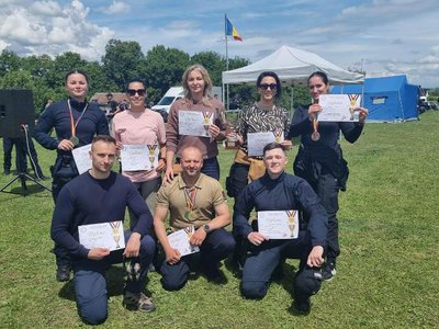 Jandarmeriță din Botoşani pe podiumul …