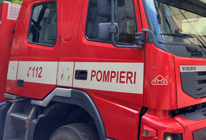 Incendiu produs în baia Școlii Gimnaziale Lunca