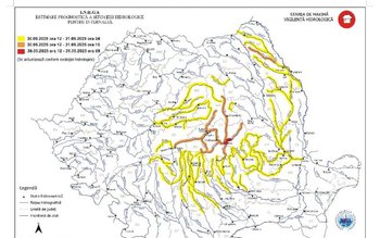 Cod Portocaliu de inundații pe …