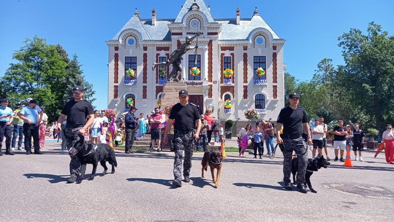 Cei mici s-au întâlnit cu jandarmii, în cadrul activităților organizate la Dorohoi