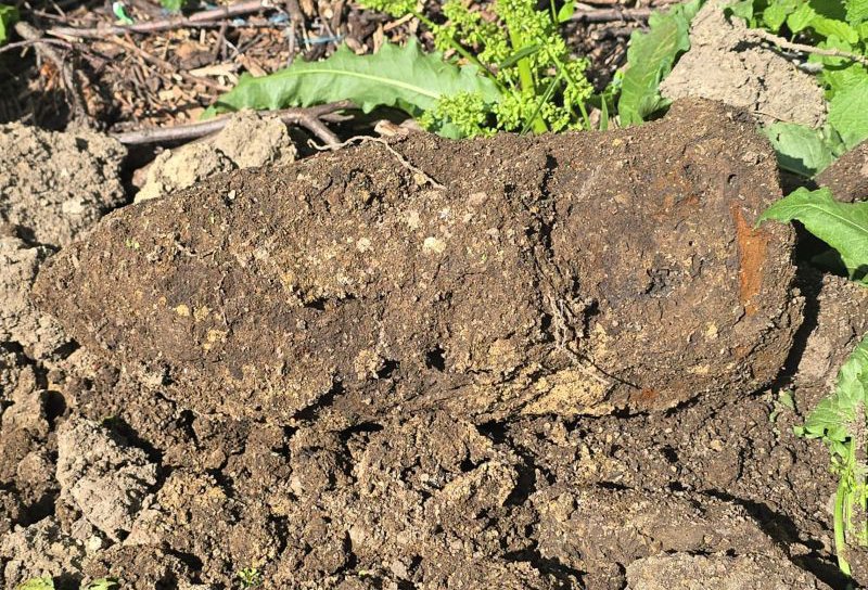 Proiectil descoperit într-o gospodărie din Ungureni