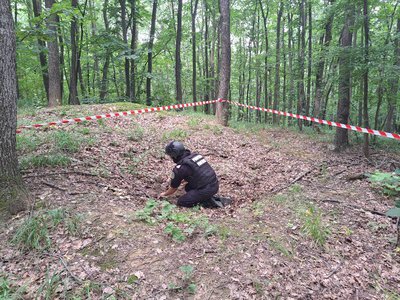 Element de muniție găsit într-o …