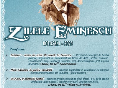 Biblioteca Județeană Botoșani organizează Zilele …