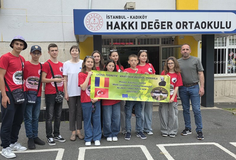 Elevii Liceului „Anastasie Bașotă” Pomârla, ambasadori ai educației românești în Turcia prin programul Erasmus+