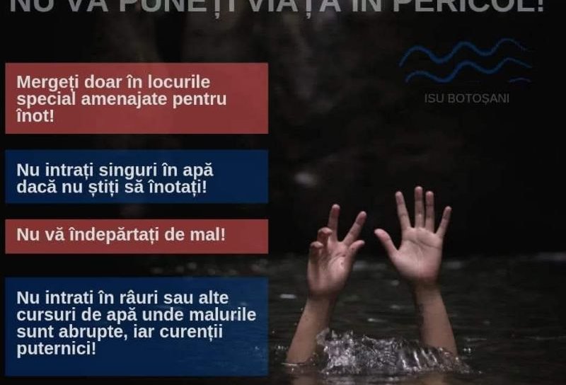 Nu îți risca viața: măsuri de prevenire a înecului!