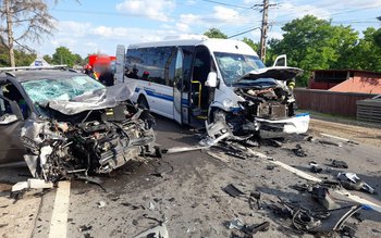 Accident cu multiple victime la …