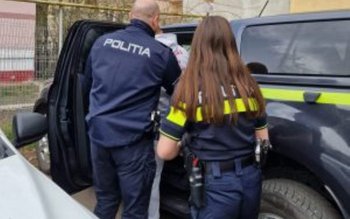 Scandalagiu reținut de polițiști
