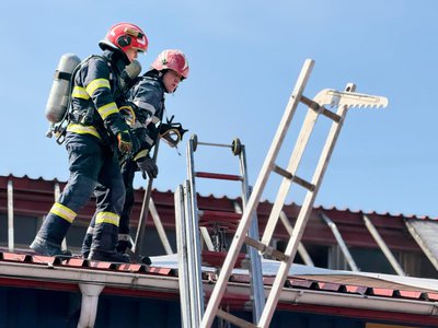 Incendiu produs pe Calea Națională. …