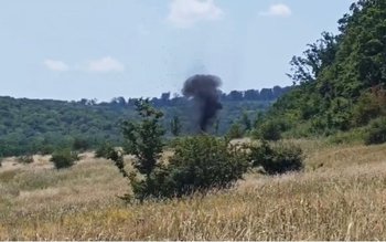 Muniție distrusă prin explozie controlată …