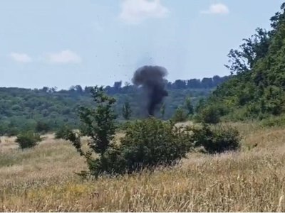 Muniție distrusă prin explozie controlată …