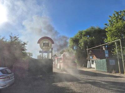 Incendiu izbucnit la un depozit …