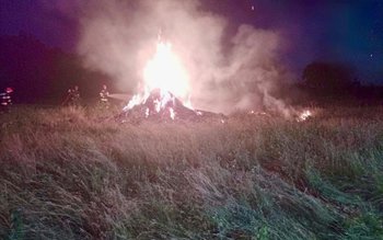 Pompierii au intervenit pentru stingerea …