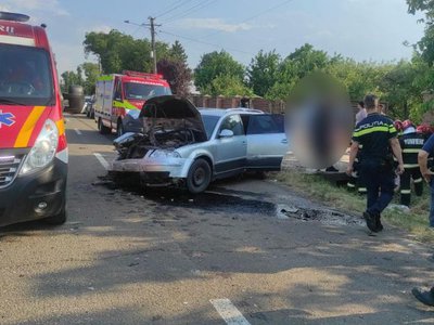 Accident la Dorobanți! Trei persoane …