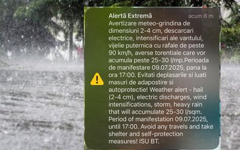 Meteorologii au emis o avertizare …