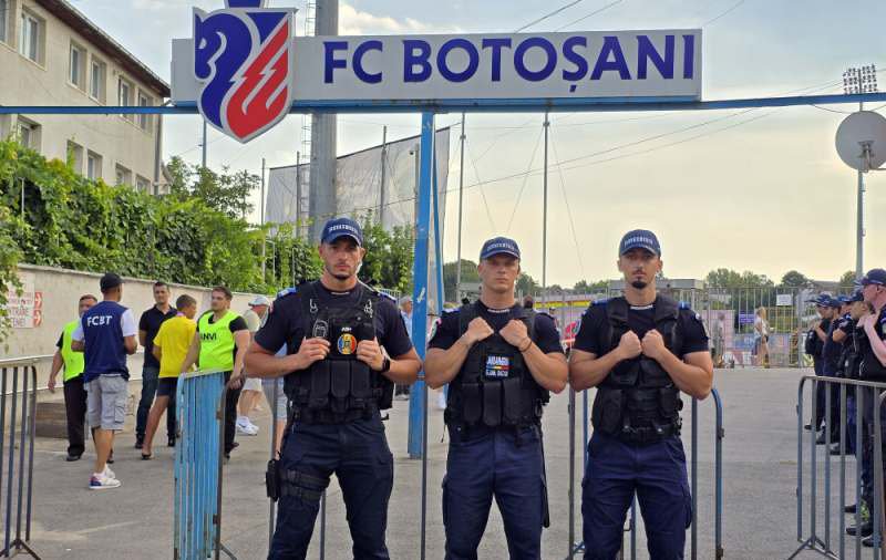 Măsuri de ordine publică pentru meciul de fotbal dintre F.C. Botoșani și Farul Constanța