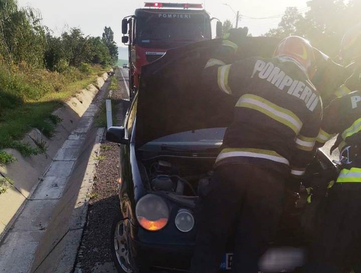Bărbat rănit în urma unui accident rutier produs în localitatea Mănăstirea Doamnei