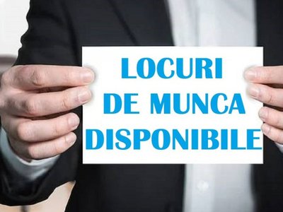 Locuri de muncă vacante și …