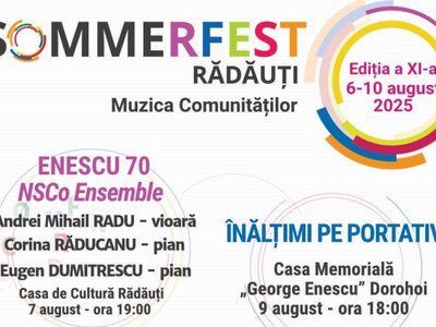 „Sommerfest Rădăuți – Muzica Comunităților” …
