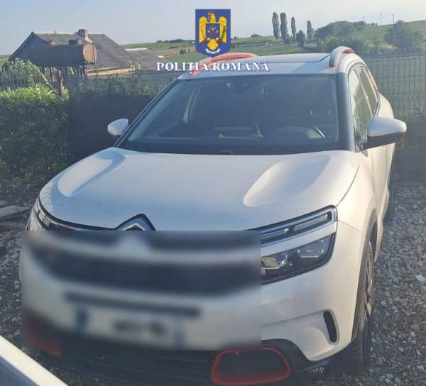 Autoturism căutat de autoritățile franceze, indisponibilizat de polițiștii botoșăneni