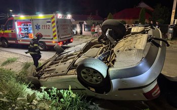 Accident rutier la Corni. O …