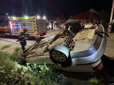 Accident rutier la Corni. O …