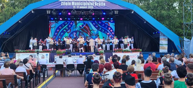 Ansamblul „Mugurelul-Mărgineanca” a câștigat trofeul Festivalului Internațional „Lină Chiralină” de la Brăila, 2025
