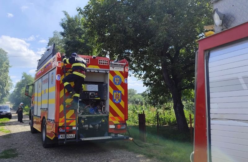 Anexă distrusă de flăcări după ce proprietara a încercat să igienizeze adăpostul pentru păsări cu ajutorul unei făclii - FOTO