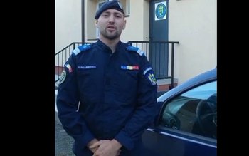 Un jandarm aflat în timpul …