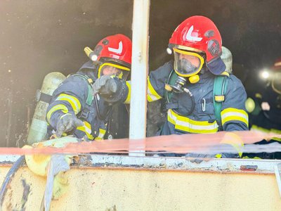 Incendiu izbucnit într-un apartament din …