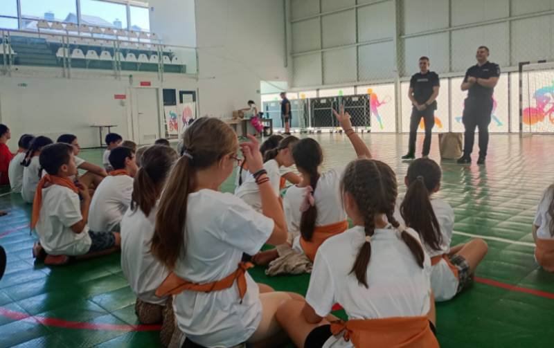 Tabăra de Vară a Cercetașilor vizitată de jandarmii săvineni