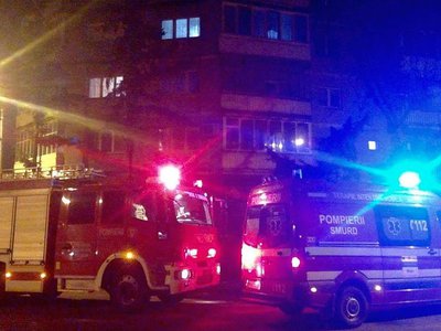 Șase persoane evacuate în miez …