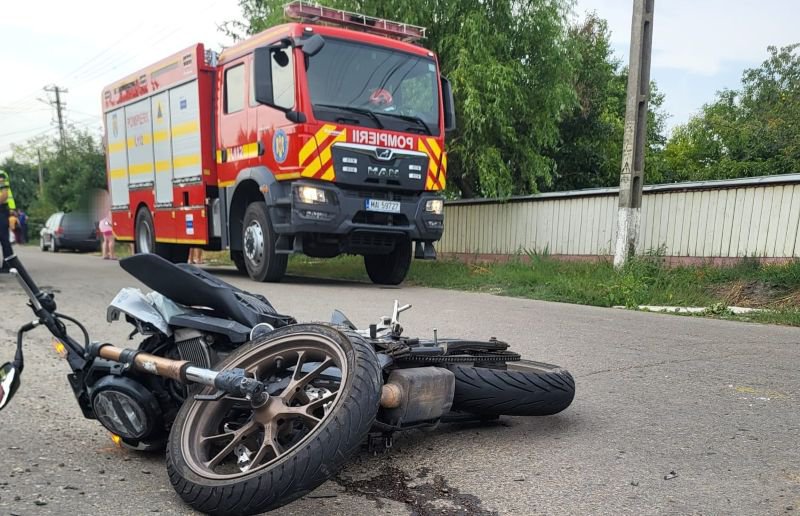 Adolescent de 17 ani ajuns la spital în urma unui accident