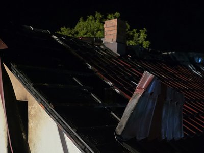 Acoperișul unei case din Prăjeni …