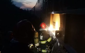 Incendiu la Leorda: Locomotiva unui …