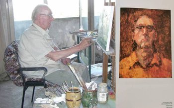 Pictorul Ion Murariu, 103 ani …