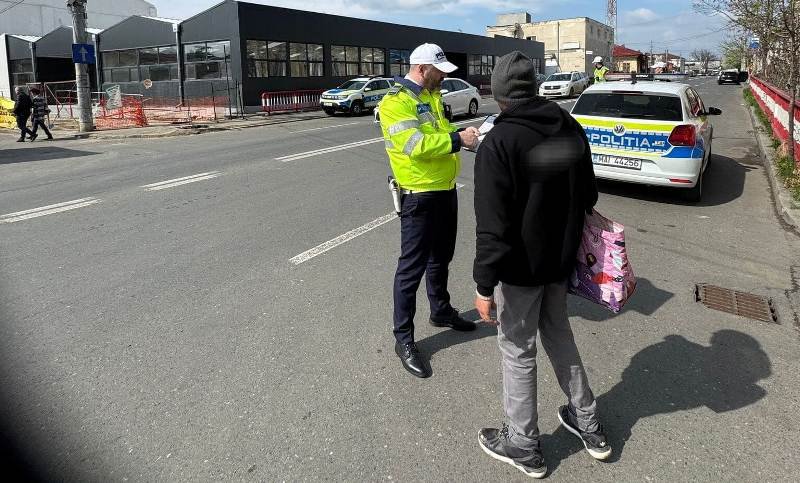 Pietonii luați în vizor de polițiștii botoșăneni