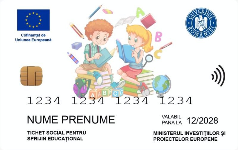 Tichete sociale de 500 de lei. Părinții cu copii de grădiniță sau elevi trebuie să depună cerere până pe 2 octombrie