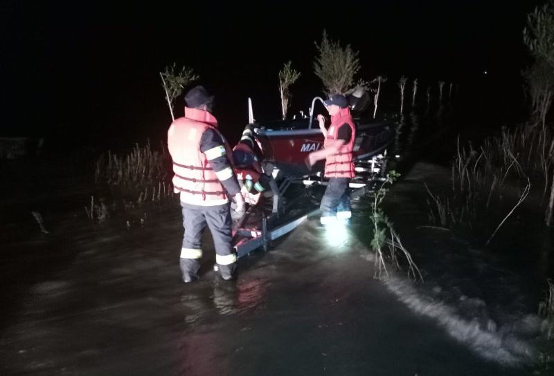 Misiune de salvare pe lacul de acumulare Stânca – Costești