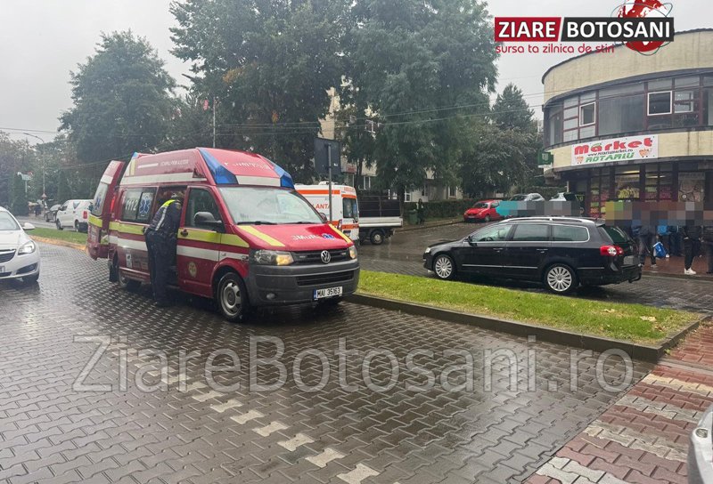 Două fete au fost lovite pe o trecere de pietoni de pe Bulevardul Victoriei din Dorohoi