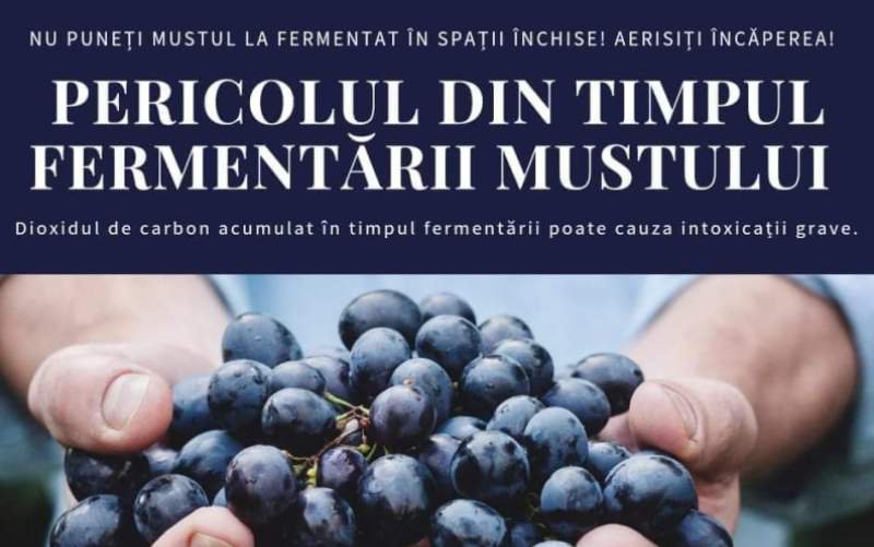 Atenție la vinul aflat în proces de fermentare!