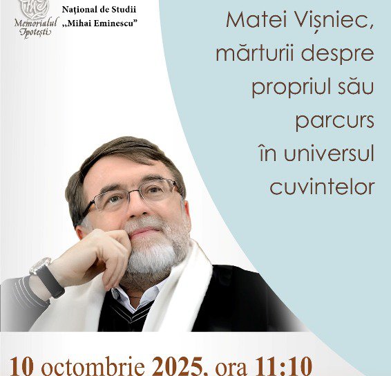 Dialog cu Matei Vișniec la Memorialul Ipotești