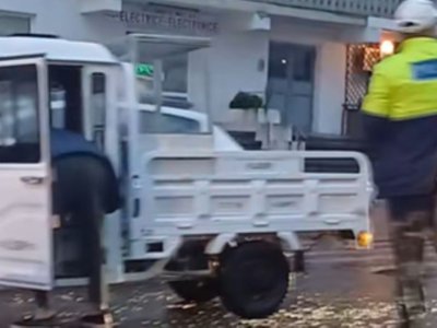 Bărbat lovit de un motociclu …