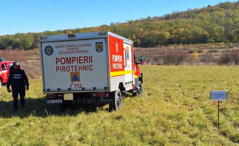 Muniție distrusă prin explozie controlată